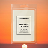 Bergamot & Patchouli Soy Wax Melts - Coco Candle Co.