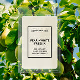 Pear and White Freesia Soy Wax Melt - Coco Candle Co.
