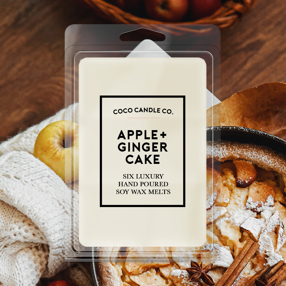Apple and Ginger Cake Wax Melts - Coco Candle Co.