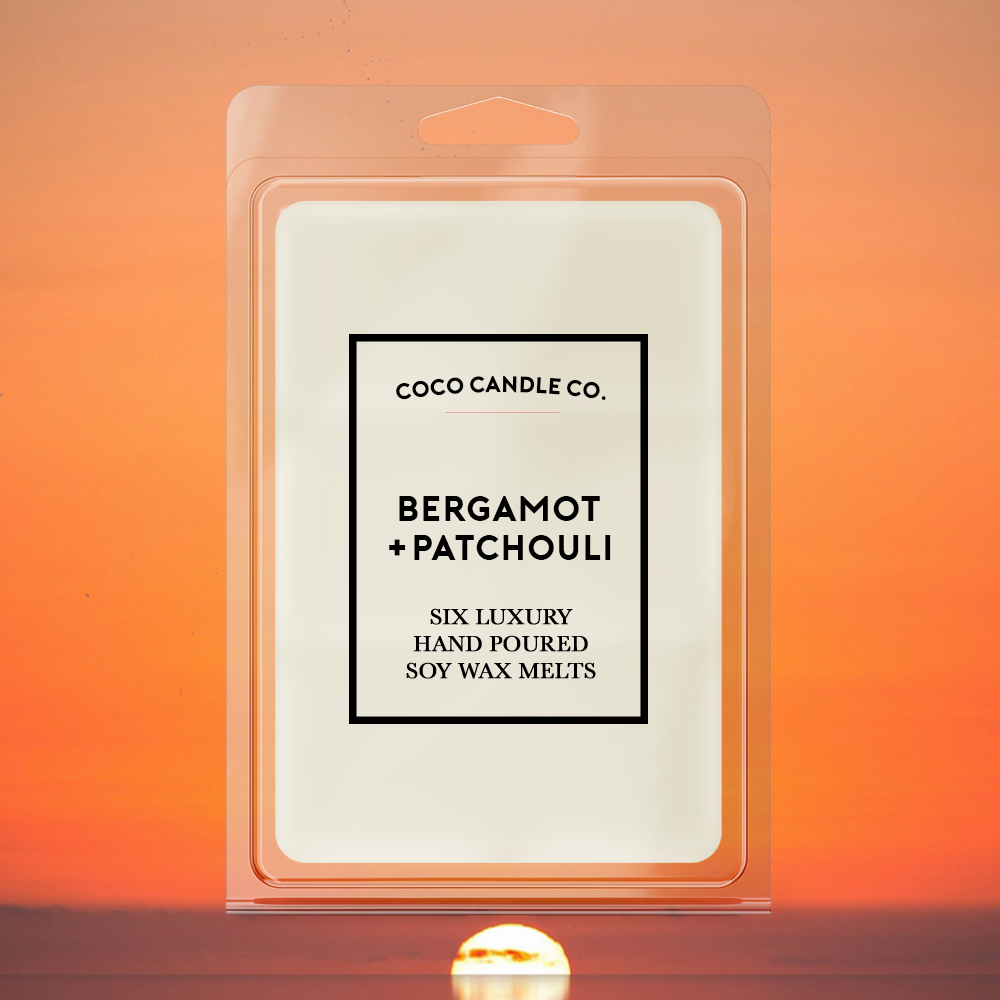 Bergamot & Patchouli Soy Wax Melts - Coco Candle Co.