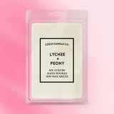Lychee and Peony Soy Wax Melt - Coco Candle Co.