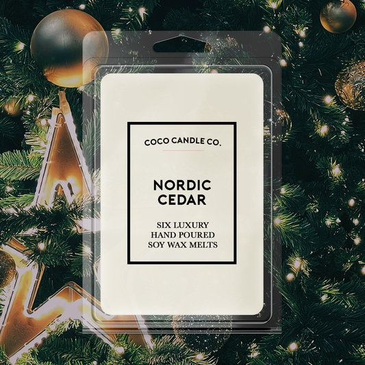 Nordic Cedar Christmas Wax Melts - Coco Candle Co.