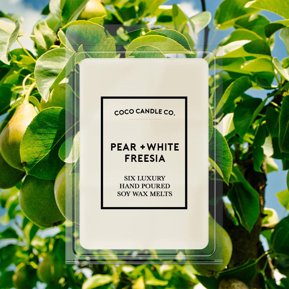 Pear and White Freesia Soy Wax Melt - Coco Candle Co.