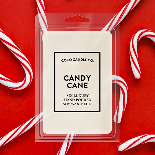 Candy Cane Soy Wax Melts Wax Melts Coco Candle Co.